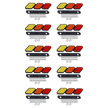 10X Трицветна Икона на предната Решетка на Радиатора, Емблемата На Toyota Tacoma 4Runner Highlander RAV4