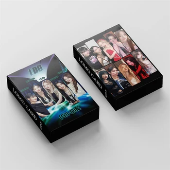 55 Картички/комплект Албум Картички GIDLE Concert I DO LOMO Card (G) Картичка I-DLE Minnie YUQI SHUHUA MIYEON Kpop Photo Малка картичка