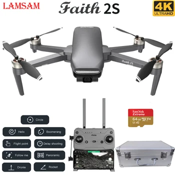 CFLY Faith 2S Drone 3-Аксиален Кардан Подвес Професионална Реална Камера за 4K HD GPS 7 км FPV 35 минути Полет Бесщеточный Радиоуправляеми Квадрокоптер Хеликоптер