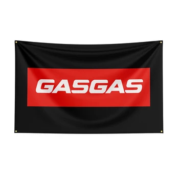 Газова флаг 3x5, банер за състезателен мотоциклет с принтом от полиестер за декор 1