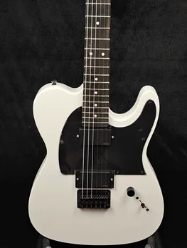 Електрическа китара Tele 202 Плътен корпус Бял Цвят 2 Пикап EMG Високо качество Guitarra Безплатна доставка