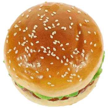 Имитация на модела на хамбургер, подпори за бургери, декор плотове, фалшив хляб, храна, изкуствен украшение, Десерт