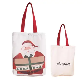 Коледна чанта на Дядо Коледа, подарък чанта на Дядо Коледа, пазарски чанти, Ежедневни чанта през рамо за пътувания, партита, училище, работа
