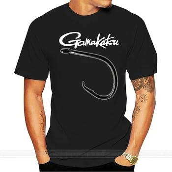 Нова мода мъжка тениска с логото на Gamakatsu Fishinger Hook, мъжки брандираната тениска мъжка лятна памучен тениска