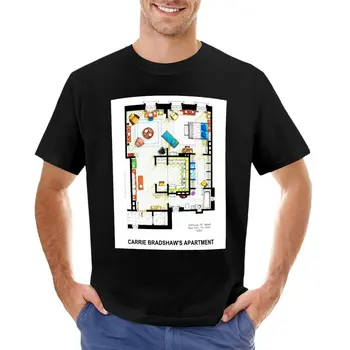 План на етажа на апартамента на Кари Брадшоу V. 2, тениски, мъжки дрехи