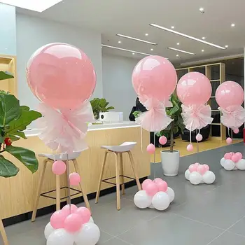 Поставка за балони за рождения ден, комплект за стойка за балони, Лесен монтаж, Комплект за стойка за балони за душата на дете, Сватба, рожден Ден