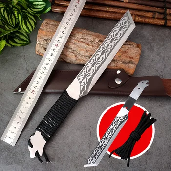 Разделочный нож ръчна изработка от ковано желязо, неръждаема стомана, китайски секира за рязане на кости, Мясницкий нож, висококачествени инструменти за приготвяне на храна