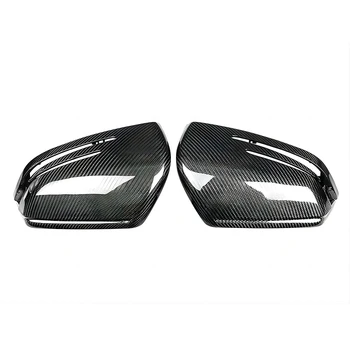 Сменяеми капачки на страничните огледала за обратно виждане За Mercedes Benz W463 X166 G GL GLE GLS клас OEM в стил карбонового влакна