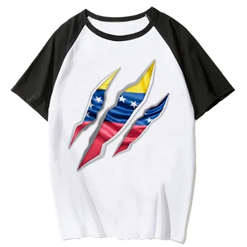 Тениска Venezuela, дамски градинска тениска с японски комиксом, дамски японската облекло y2k