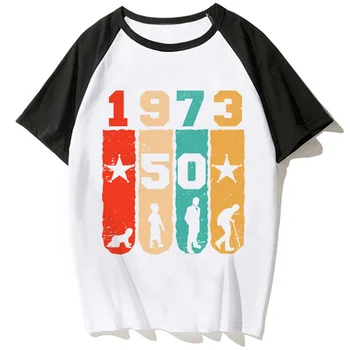 Тениски на 50 години от Рождението на дамски дизайнерски лятна градинска тениска, дамски дрехи y2k manga 2000-те
