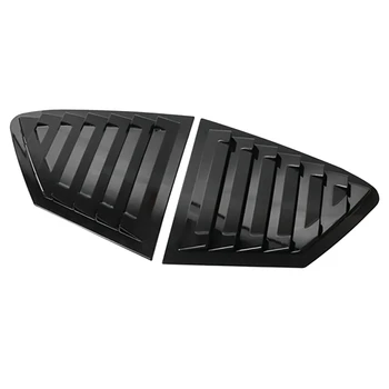 Ярко-черни Детайли Тапицерия на задната странична вентилационна решетка на една Четвърт от прозорци, Щори, Завеси За Ford Focus 2019-2020
